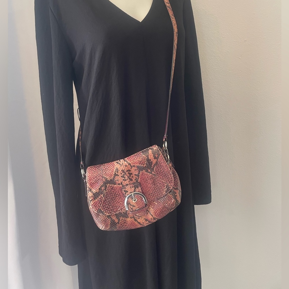 Coach Soho Emb. Snakeskin Crossbody